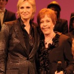 Jane Lynch presented Award to Carol Burnett at Hollywood High Fundraiser