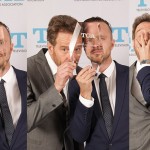 At the TCA Awards, Breaking Bad stars Bryan Cranston and Aaron Paul (photo courtesy of TCA)