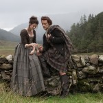 Outlander's Claire (Caitriona Balfe) and Jamie (Sam Heughan), photo courtesy of STARZ
