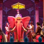Singer Patti LuPone making her entrance in The Ghost of Versailles
